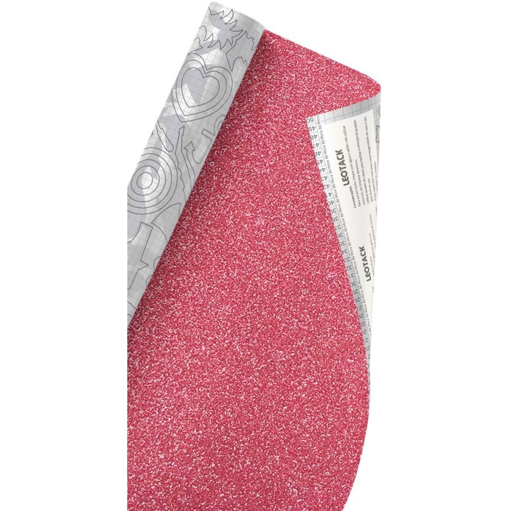 PLASTICO ADESIVO 45CMX10M BRILHO ROSA 0,80 LEONORA ROLO
