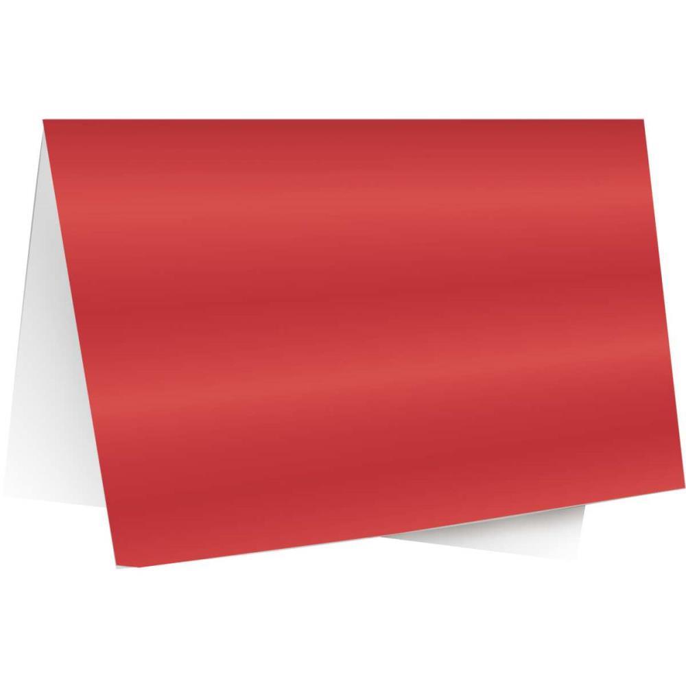 PAPEL LAMINADO 45X59CM. LAMICOR VERMELHO CROMUS PCT.C/40