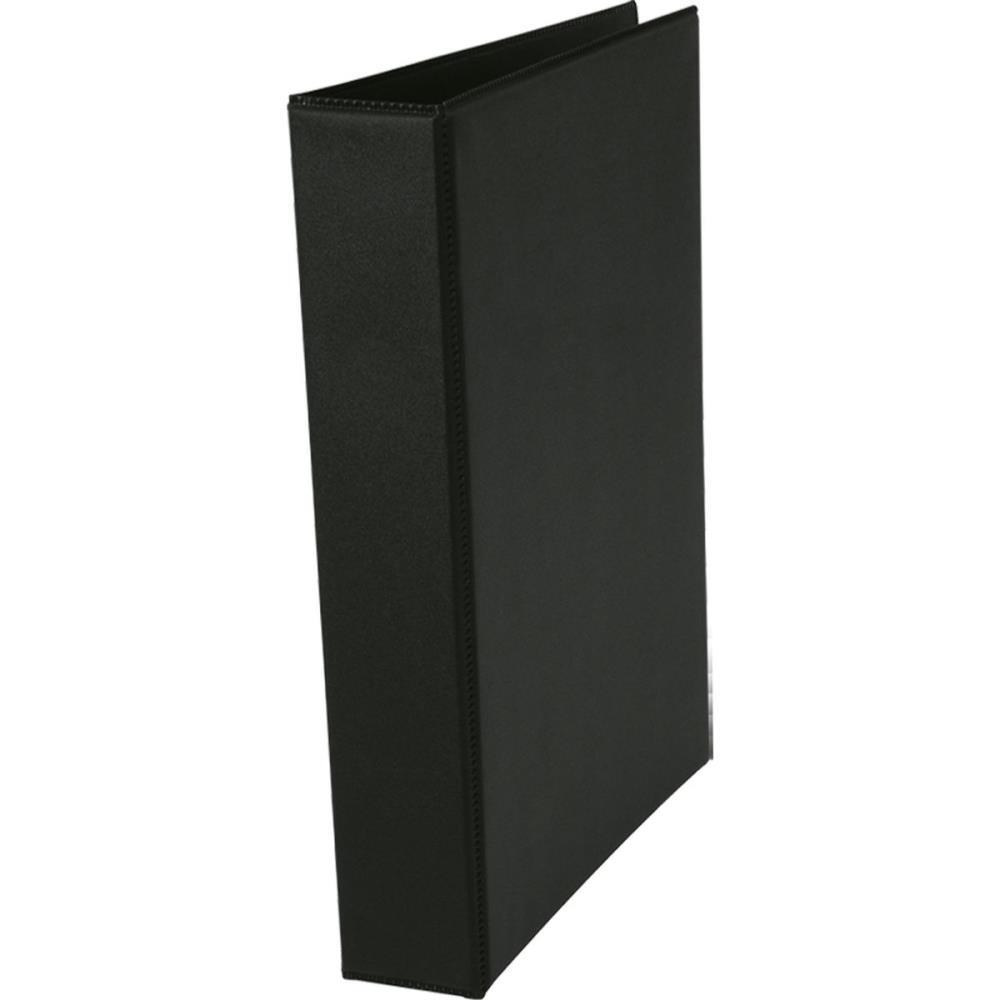 FICHARIO DE PVC PRETO S/REVEST.LOMBO 4CM DAC UNIDADE