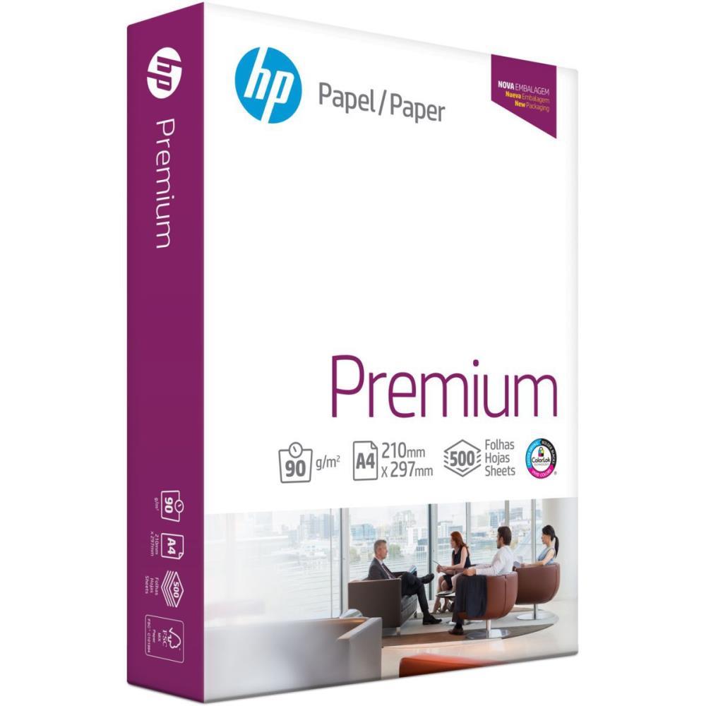 PAPEL SULFITE A4 HP PREMIUM 90G 500 FLS. INTERNATIONAL PAPER PACOTE