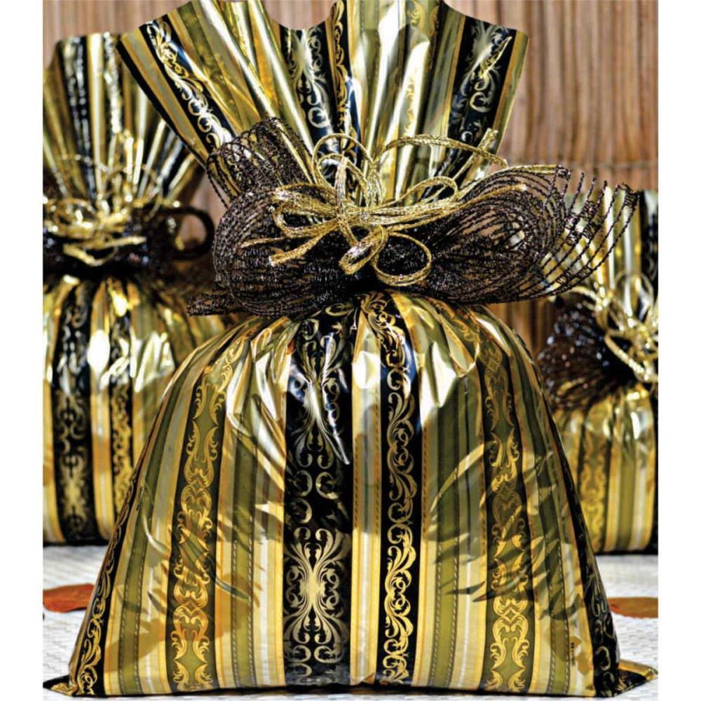 SACO METALIZADO 60X90CM MASCULINO SORTIDOS PACKPEL PCT.C/50