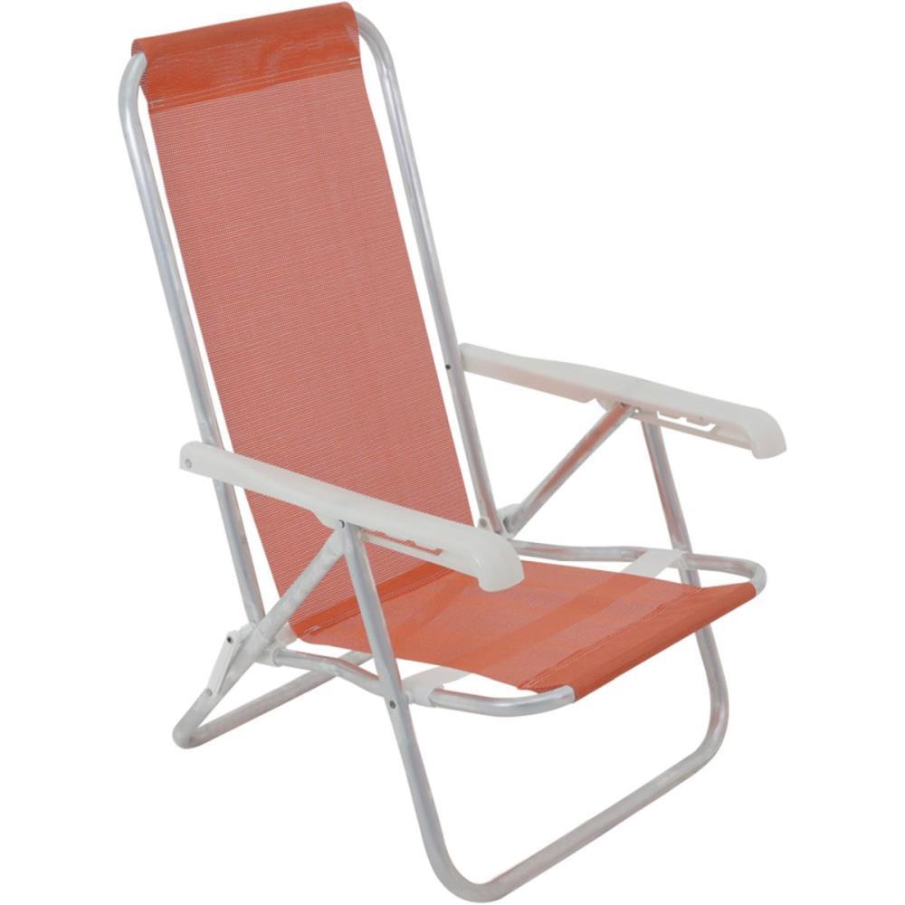 CADEIRA P/PISCINA/PRAIA RECLINAVEL LAZY ATE 100KG 4POS BEL FIX UNIDADE