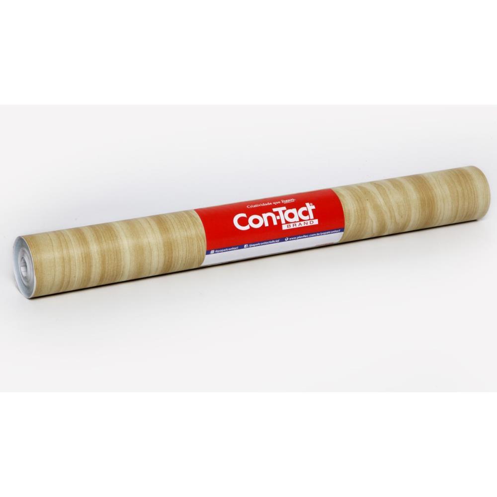CONTACT DECORADO 45CMX10M MADEIRA ANGICO PLASTCOVER ROLO