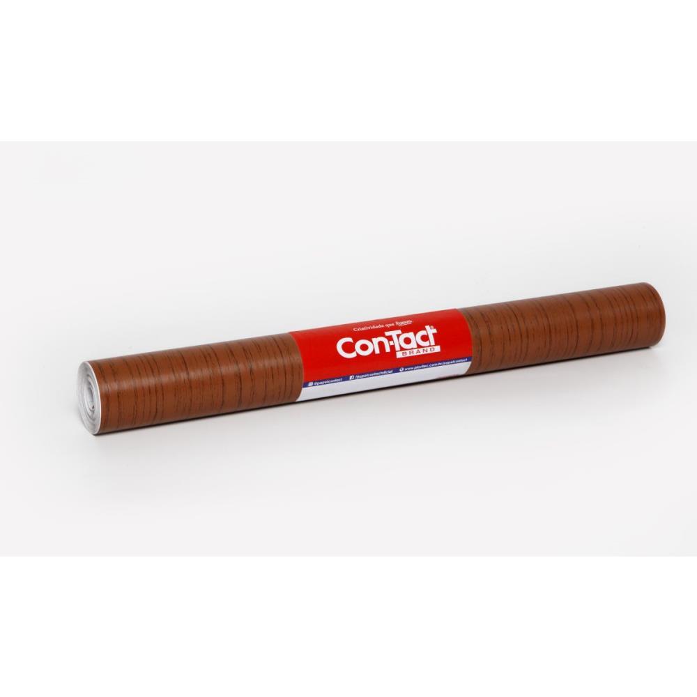 CONTACT DECORADO 45CMX10M MADEIRA MOGNO PLASTCOVER ROLO