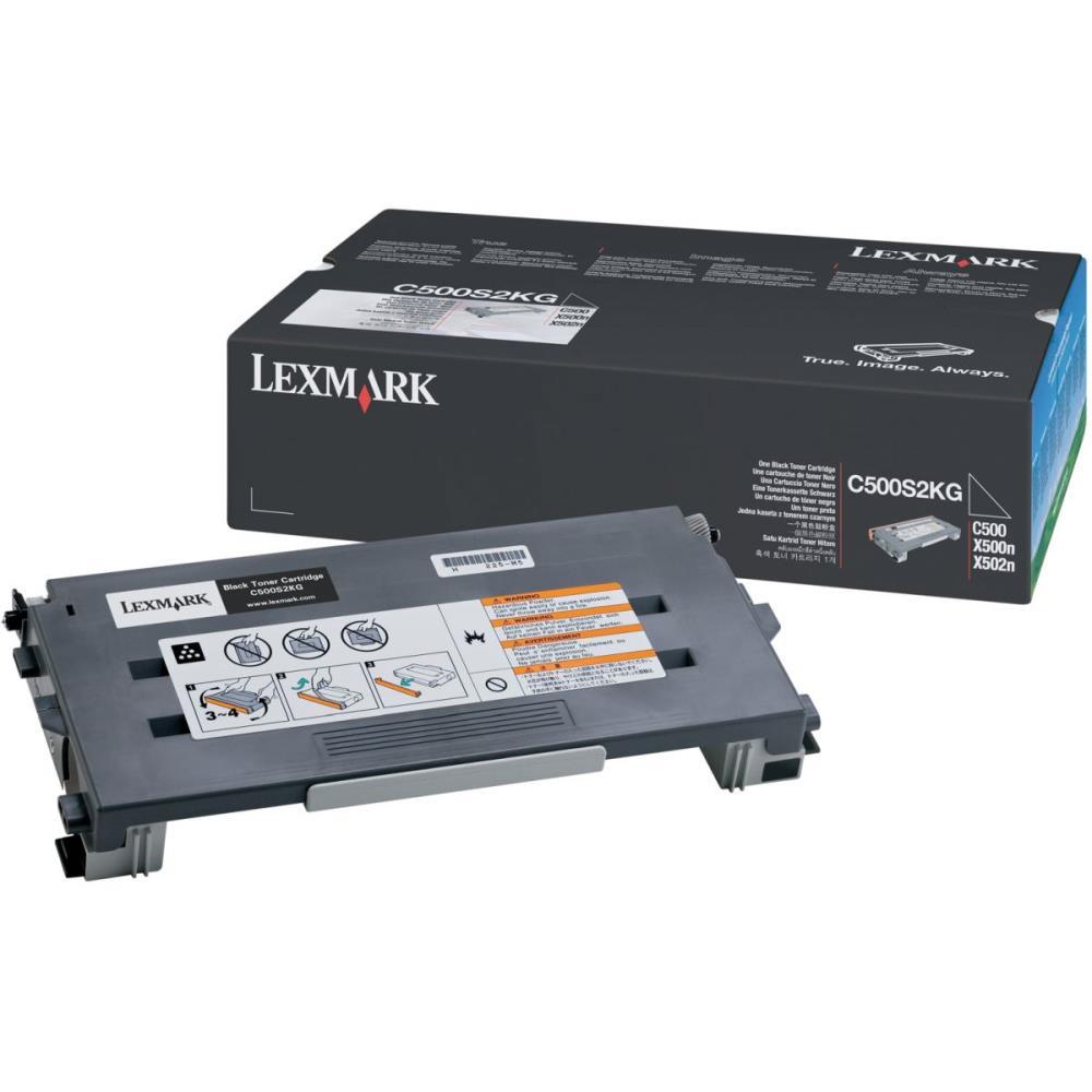 CARTUCHO DE TONER ORIG.LEXMARK C500S2KG PRETO C500 LEXMARK UNIDADE