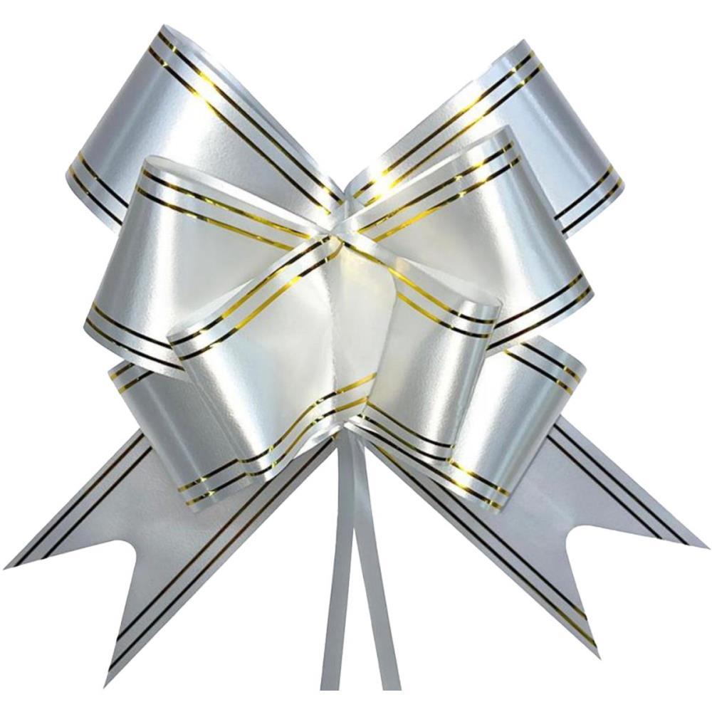 LACO PRONTO DECORADO 45MMX71CM BRANCO FIO DOURADO MAKE+ PCT.C/100