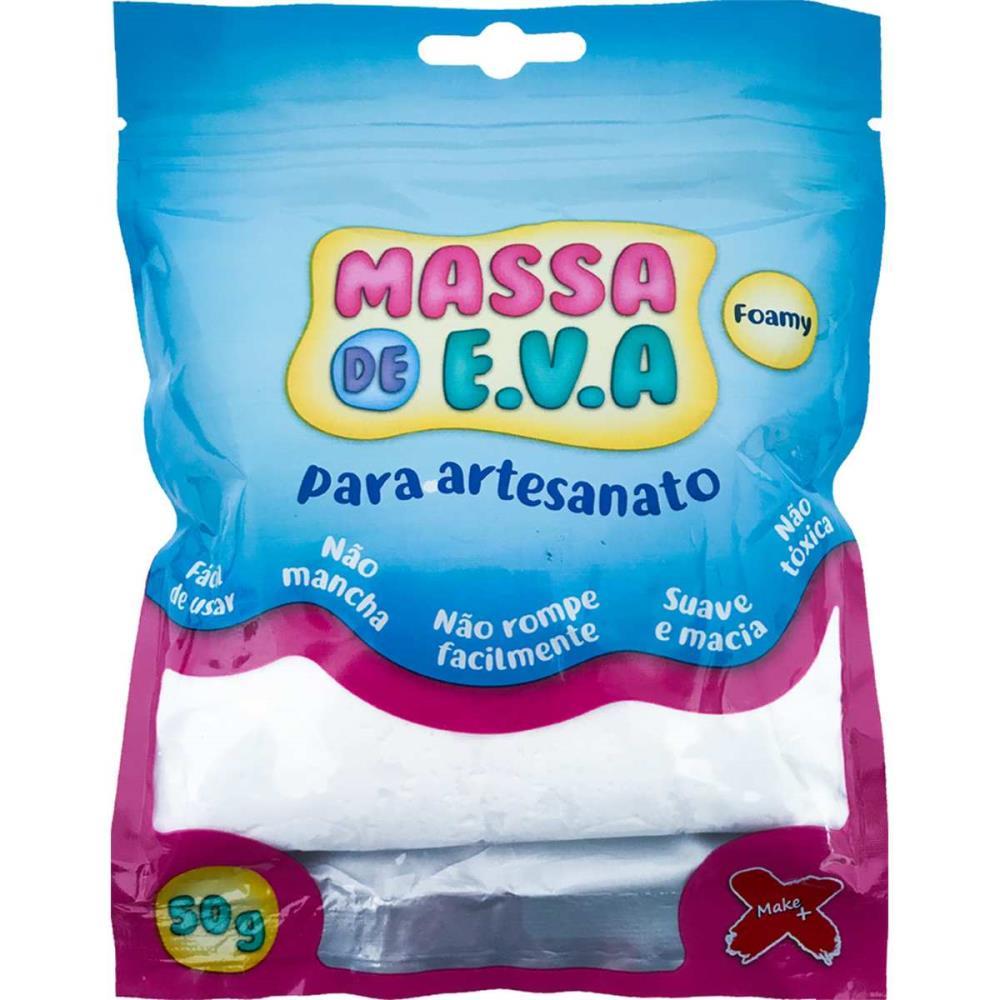 MASSA DE EVA BRANCO 50G MAKE+ UNIDADE