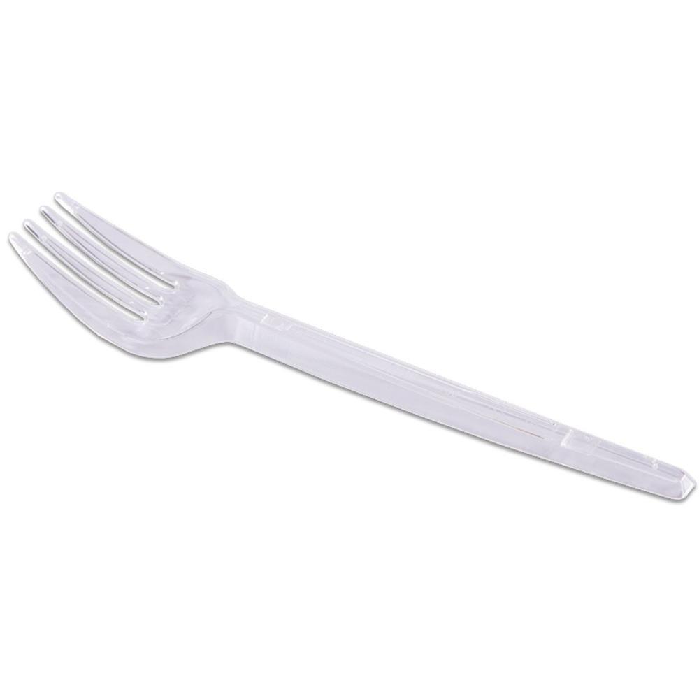 GARFO PLASTICO DESCARTAVEL SOBREMESA CRISTAL PRAFESTA PCT.C/50