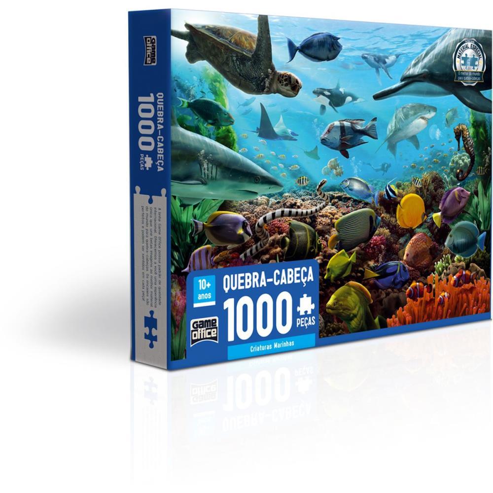 QUEBRA-CABECA CARTONADO CRIATURAS MARINHAS 1000PCS TOYSTER UNIDADE