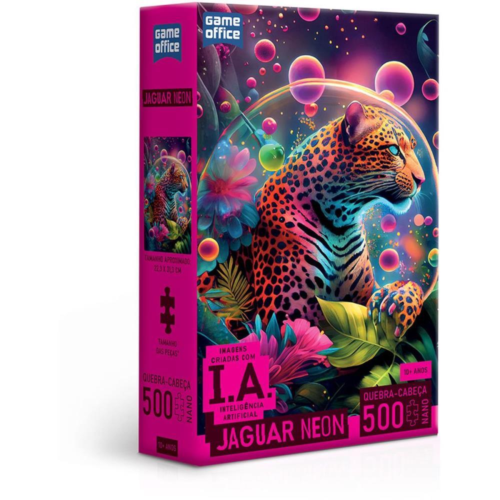 QUEBRA-CABECA CARTONADO IA JAGUAR NEON 500PCS NANO TOYSTER UNIDADE