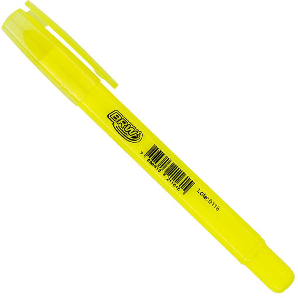 MARCA TEXTO BRW EM GEL AMARELO COM 12
