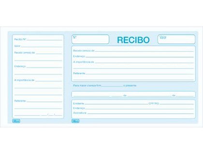 IMPRESSO RECIBO COMERCIAL TILIBRA C/CANH. 50X1 - 151459