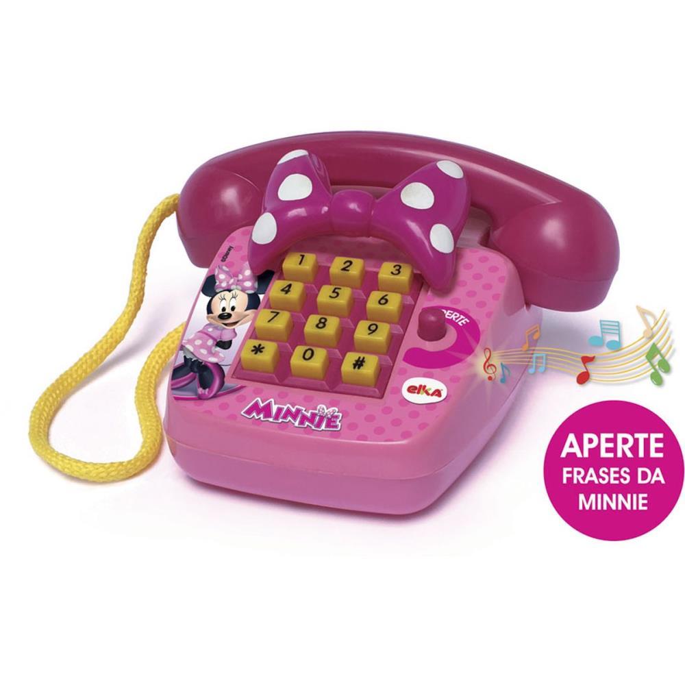 BRINQUEDO EDUCATIVO MINNIE FONINHO SONORO ELKA UNIDADE