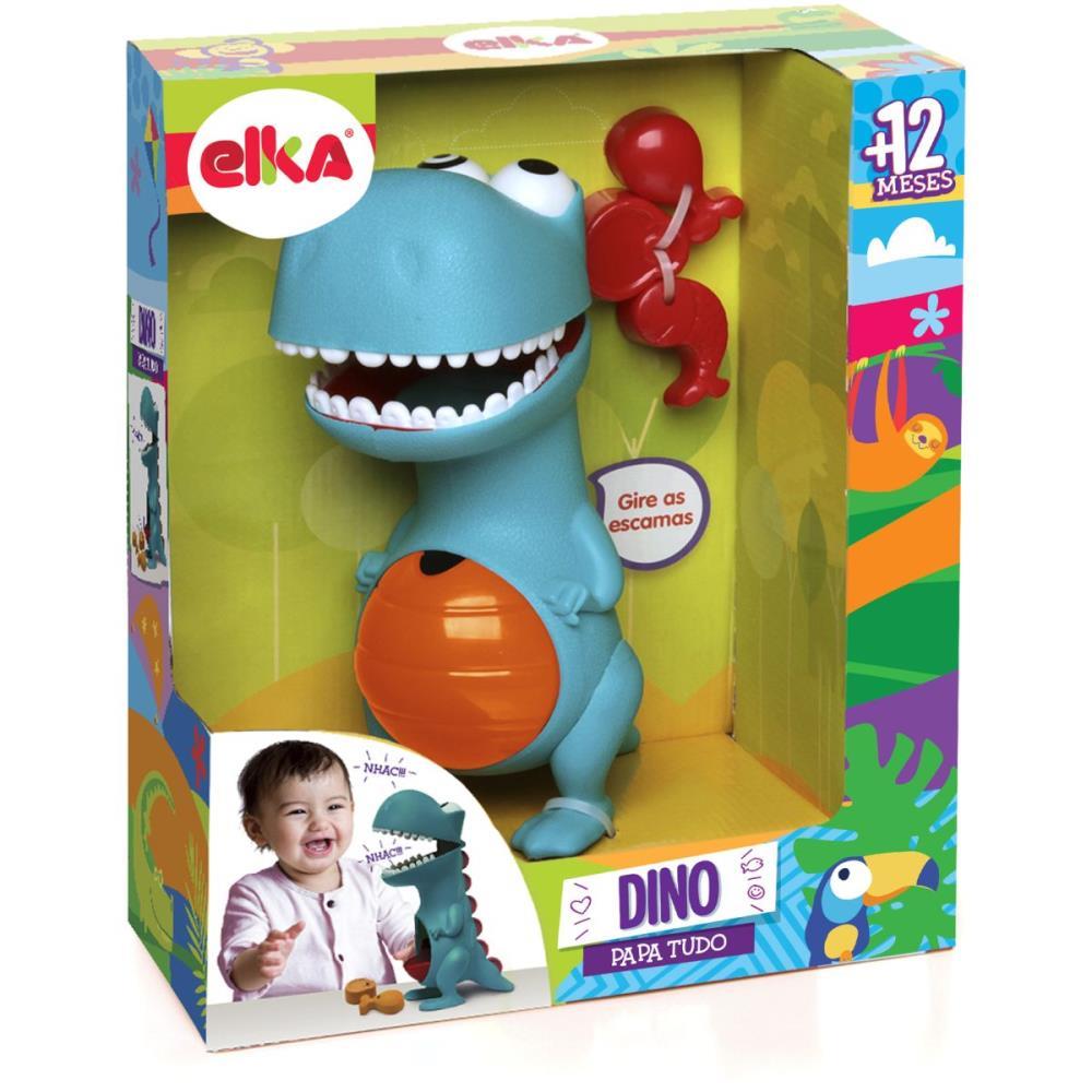 BRINQUEDO PARA BEBE DINO PAPA TUDO C/ACESSORIOS ELKA UNIDADE