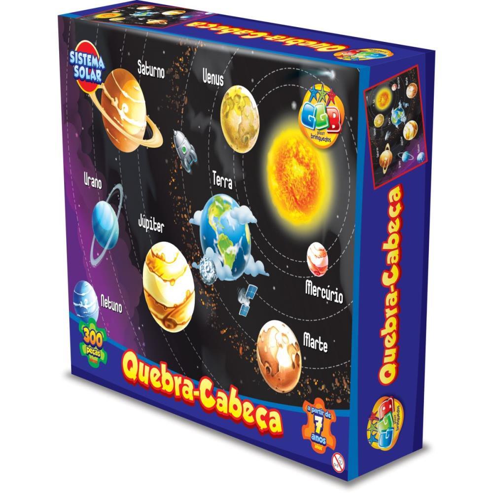 QUEBRA-CABECA CARTONADO SISTEMA SOLAR 300PCS GGB PLAST UNIDADE