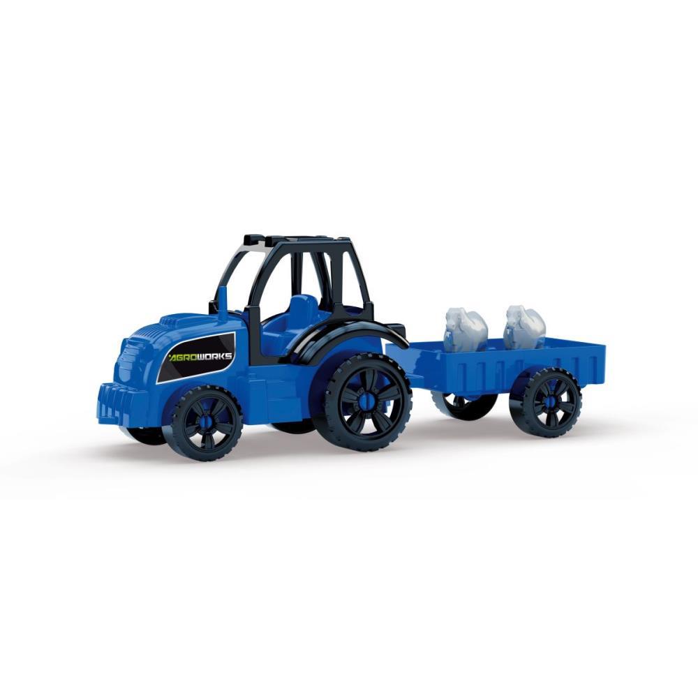 TRATOR CARRETA AGROWORKS 33X12X13CM S GGB PLAST UNIDADE