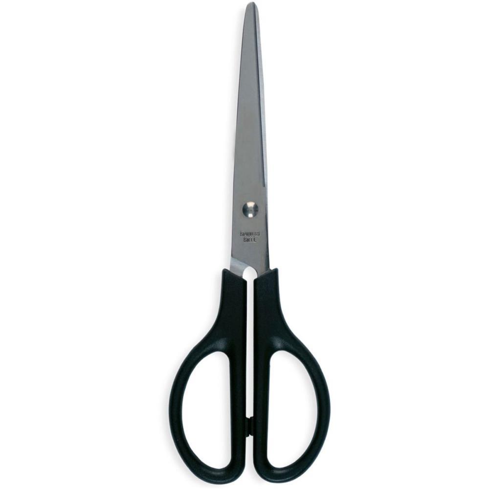 TESOURA BAZZE B7201 17CM INOX PRETA SUMMIT UNIDADE