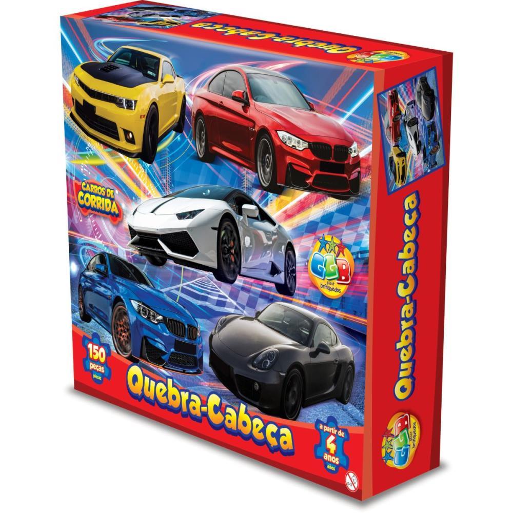 QUEBRA-CABECA CARTONADO CARROS DE CORRIDA 150PCS GGB PLAST UNIDADE