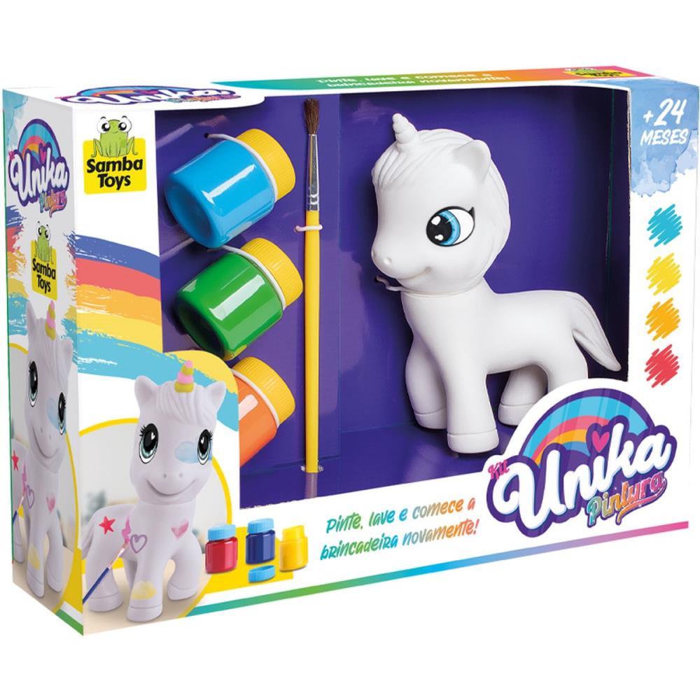 BONECO E PERSONAGEM UNIKA PINTURA LAVAVEL SAMBA TOYS UNIDADE