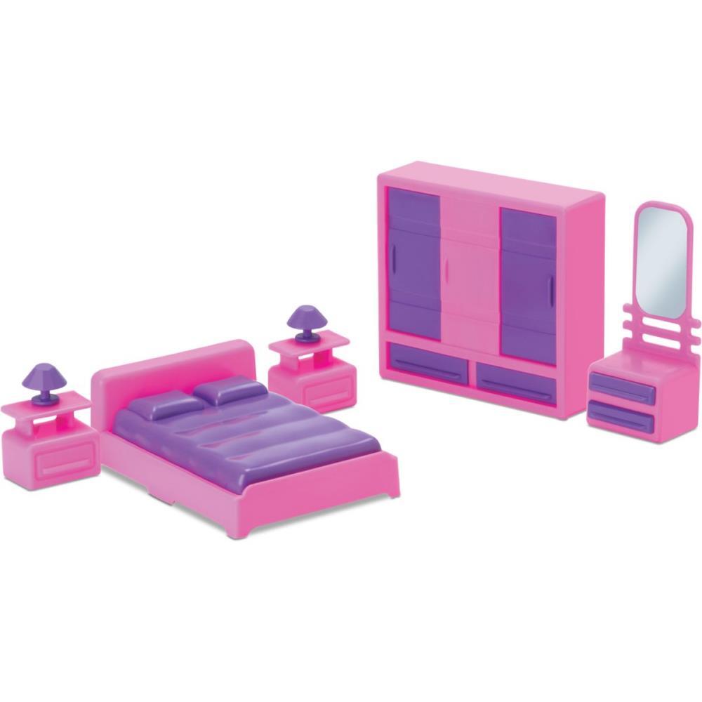 CASINHA DE BONECA COLECAO JUDY HOME QUARTO SAMBA TOYS UNIDADE