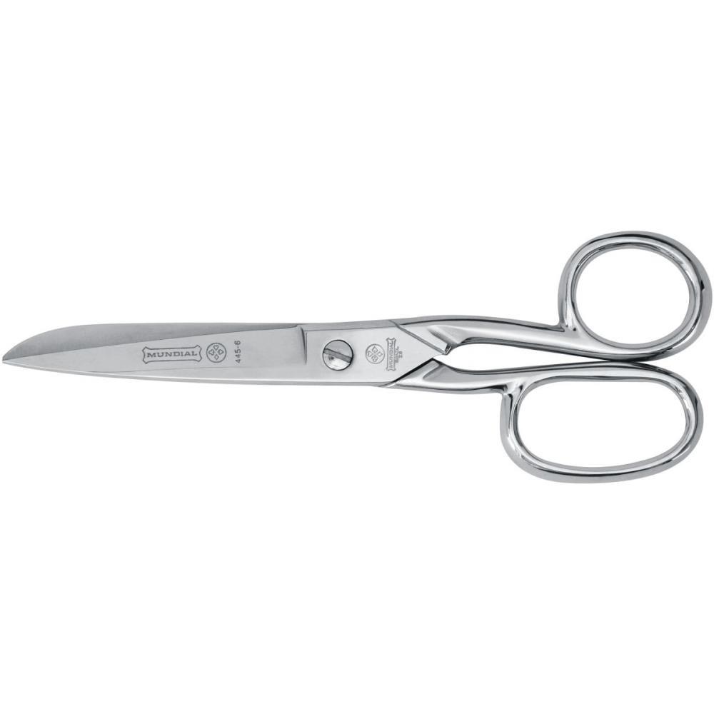 TESOURA COSTURA INDUSTRIAL 16CM.NIQUELADA MUNDIAL UNIDADE
