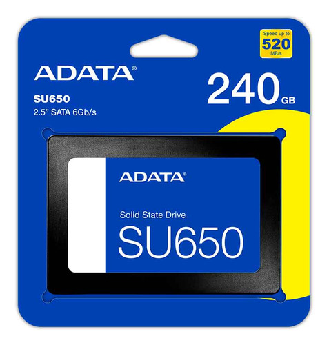 SSD ADATA 240GB 2,5" SATA 3 - ASU650SS-240GT-R