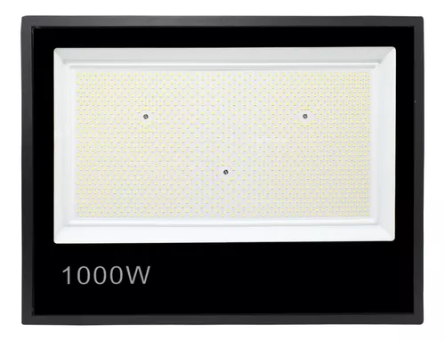 REFLETOR LED 1000W HOLOFOTE BIVOLT PROVA DÁGUA BRANCO FRIO RY