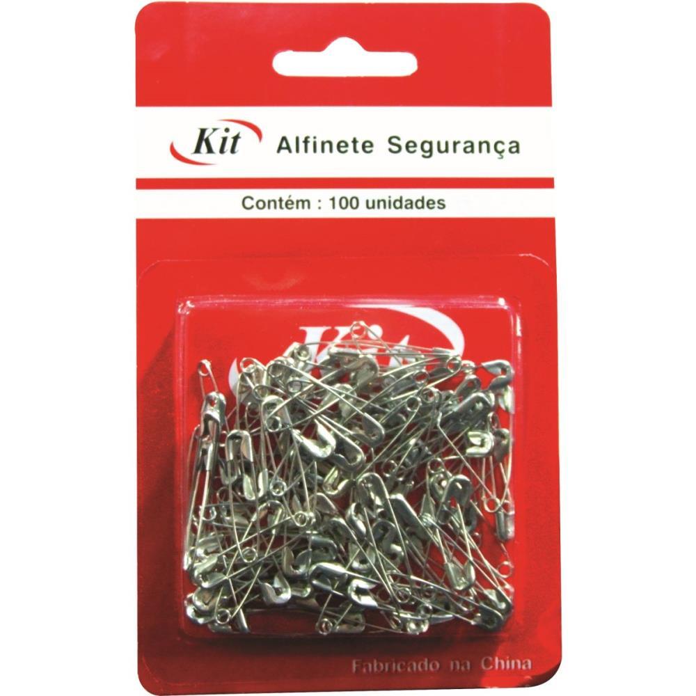 ALFINETE SEGURANCA N.0 ACO NIQUELADO KIT CT.C/100
