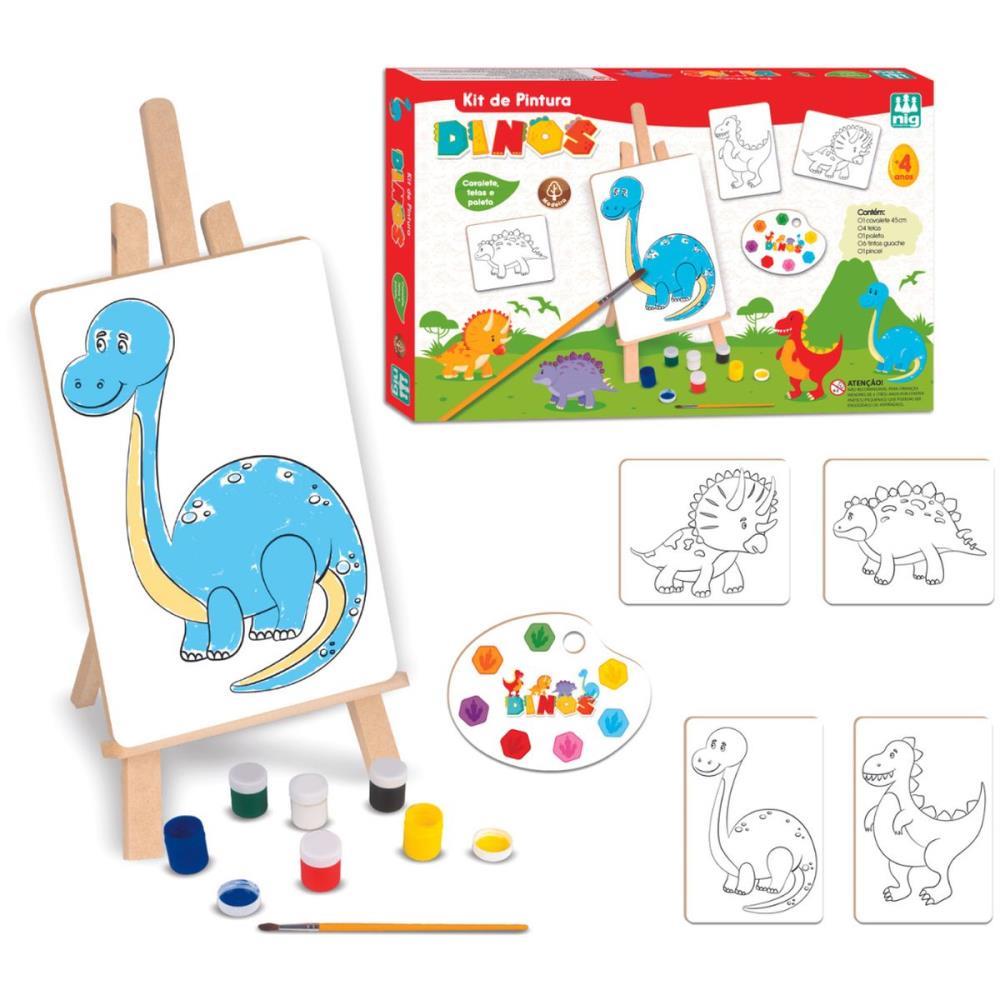 BRINQUEDO DIVERSO KIT PINTURA DINOS NIG BRINQUEDOS UNIDADE