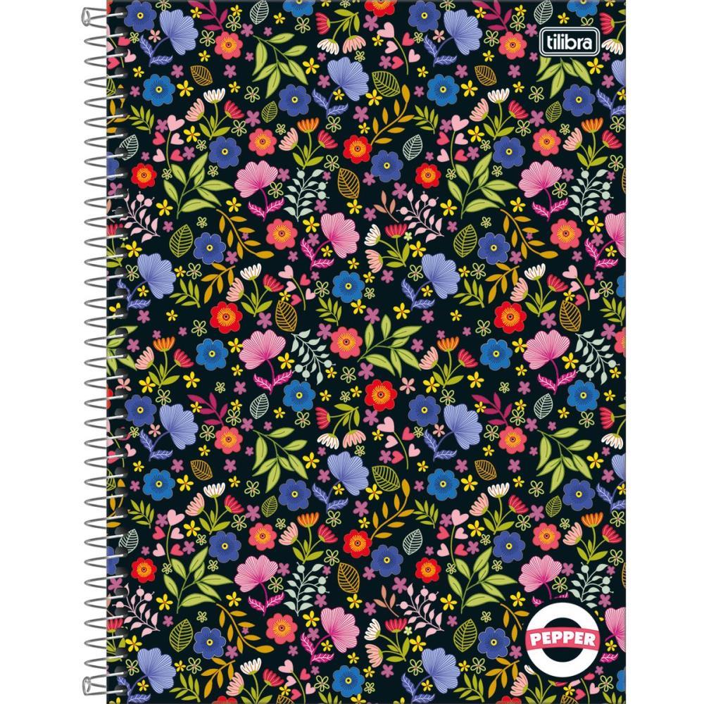 CADERNO 12X1 CAPA DURA PEPPER FEMININO 192 FOLHAS TILIBRA PCT.C/04