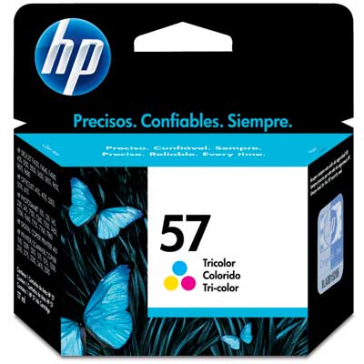 Cartucho Hp 57 Color 17Ml C6657Ab Cx 1Un