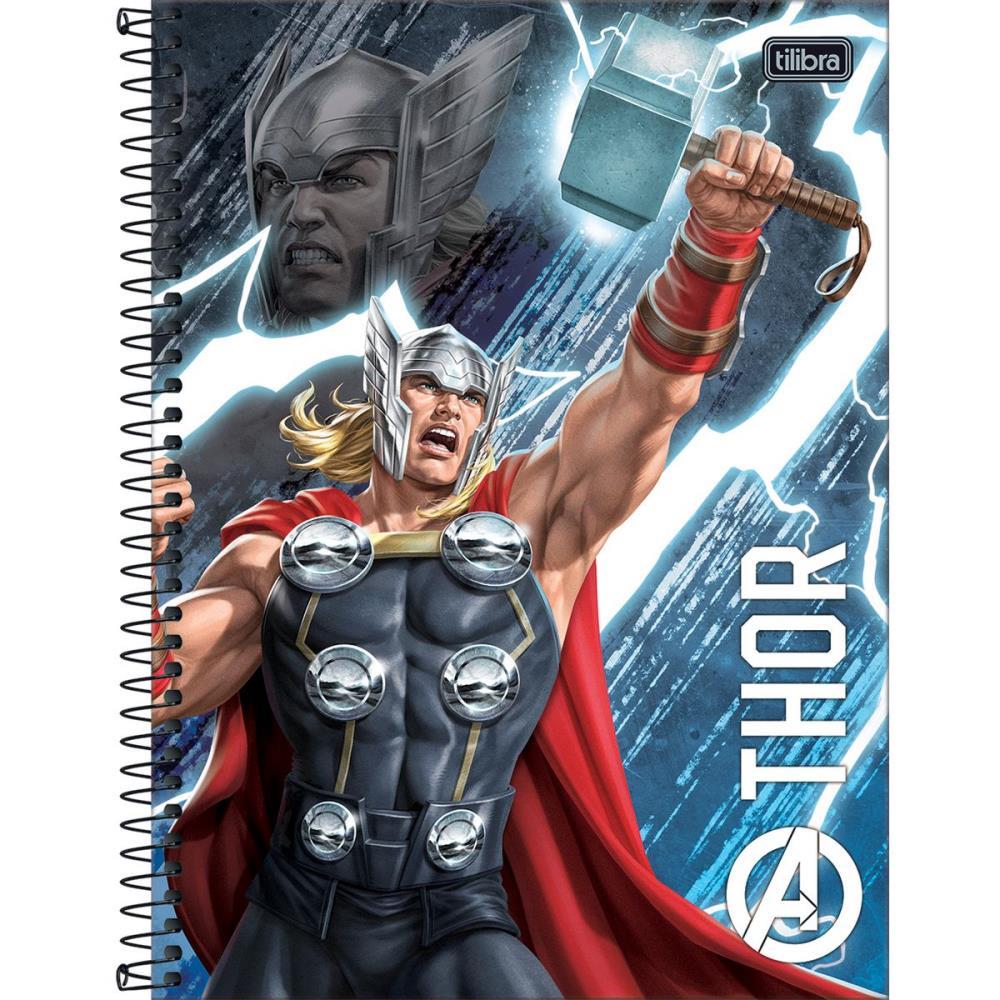 CADERNO 01X1 CAPA DURA AVENGERS 80FLS. TILIBRA PCT.C/04