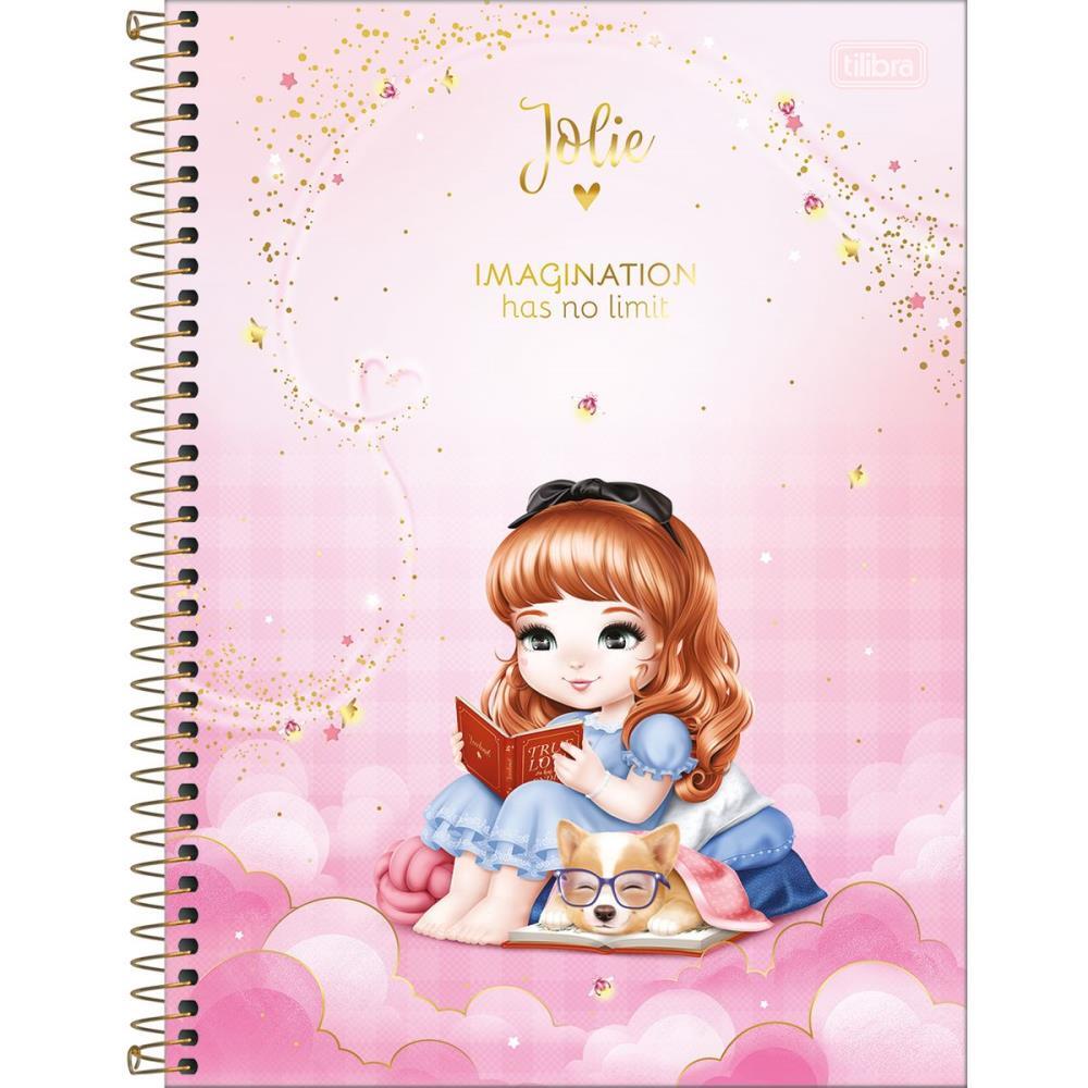 CADERNO 01X1 CAPA DURA JOLIE 80FLS. TILIBRA PCT.C/04