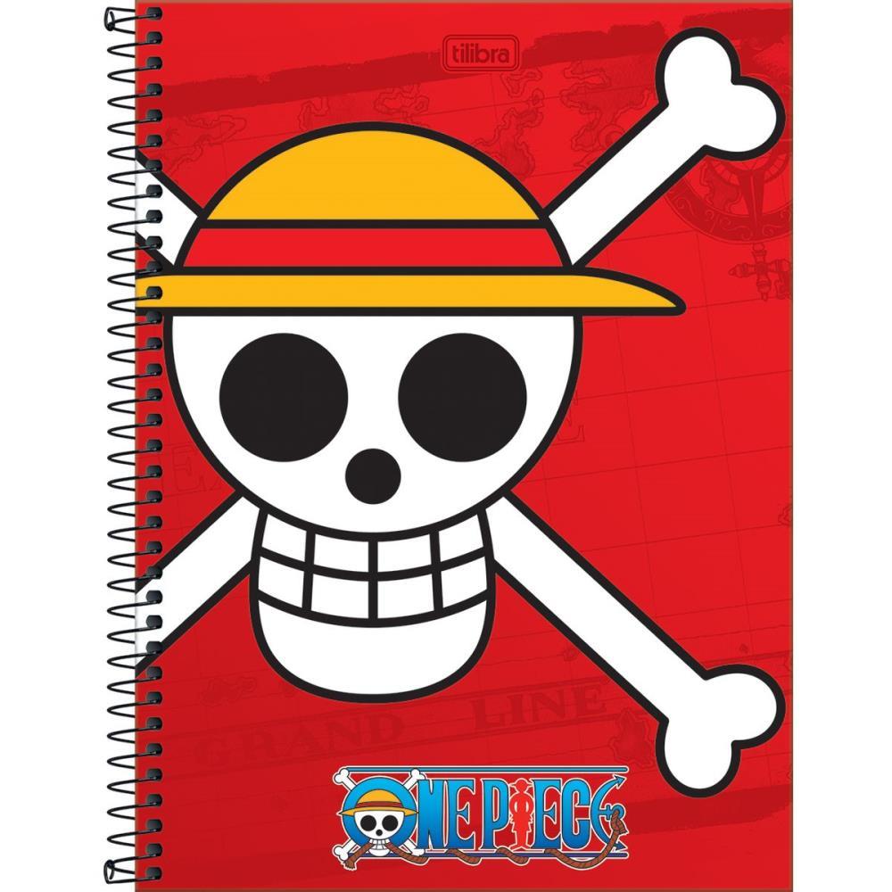 CADERNO 01X1 CAPA DURA ONE PIECE 80FLS. TILIBRA PCT.C/04
