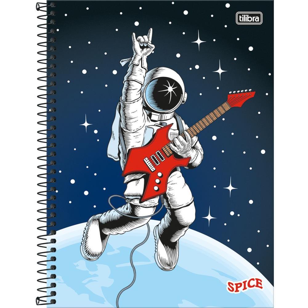 CADERNO 20X1 CAPA DURA SPICE MASCULINO 320 FOLHAS TILIBRA PCT.C/02
