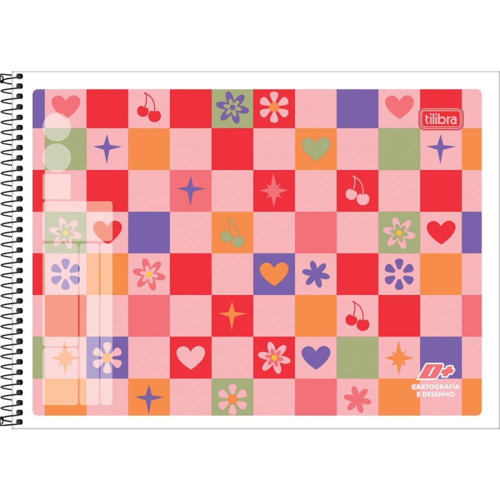 CADERNO DESENHO UNIVERSITARIO D+ 48F ESPIRAL TILIBRA PCT.C/10