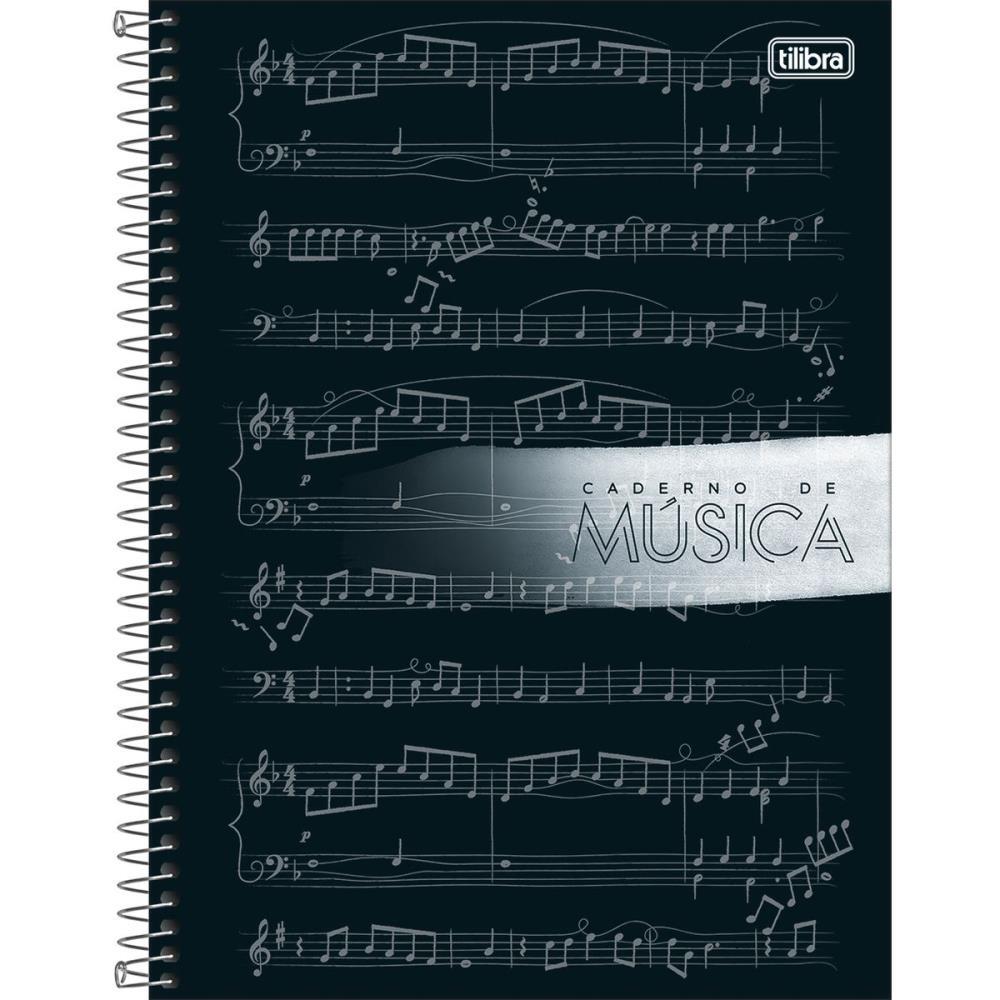 CADERNO MUSICA UNIVERSITARIO CAPA DURA 80FLS. TILIBRA PCT.C/05