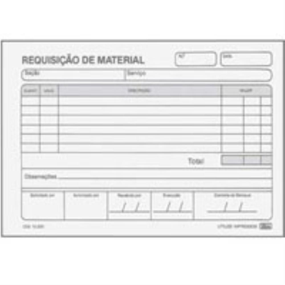 IMPRESSO REQUISICAO MATERIAL SIMPLIF.50F.154X107 TILIBRA PCT.C/20