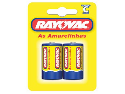 PILHA RAYOVAC MEDIA C COM 2