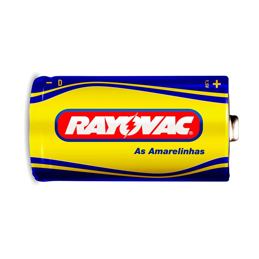 PILHA RAYOVAC GRANDE D COM 12