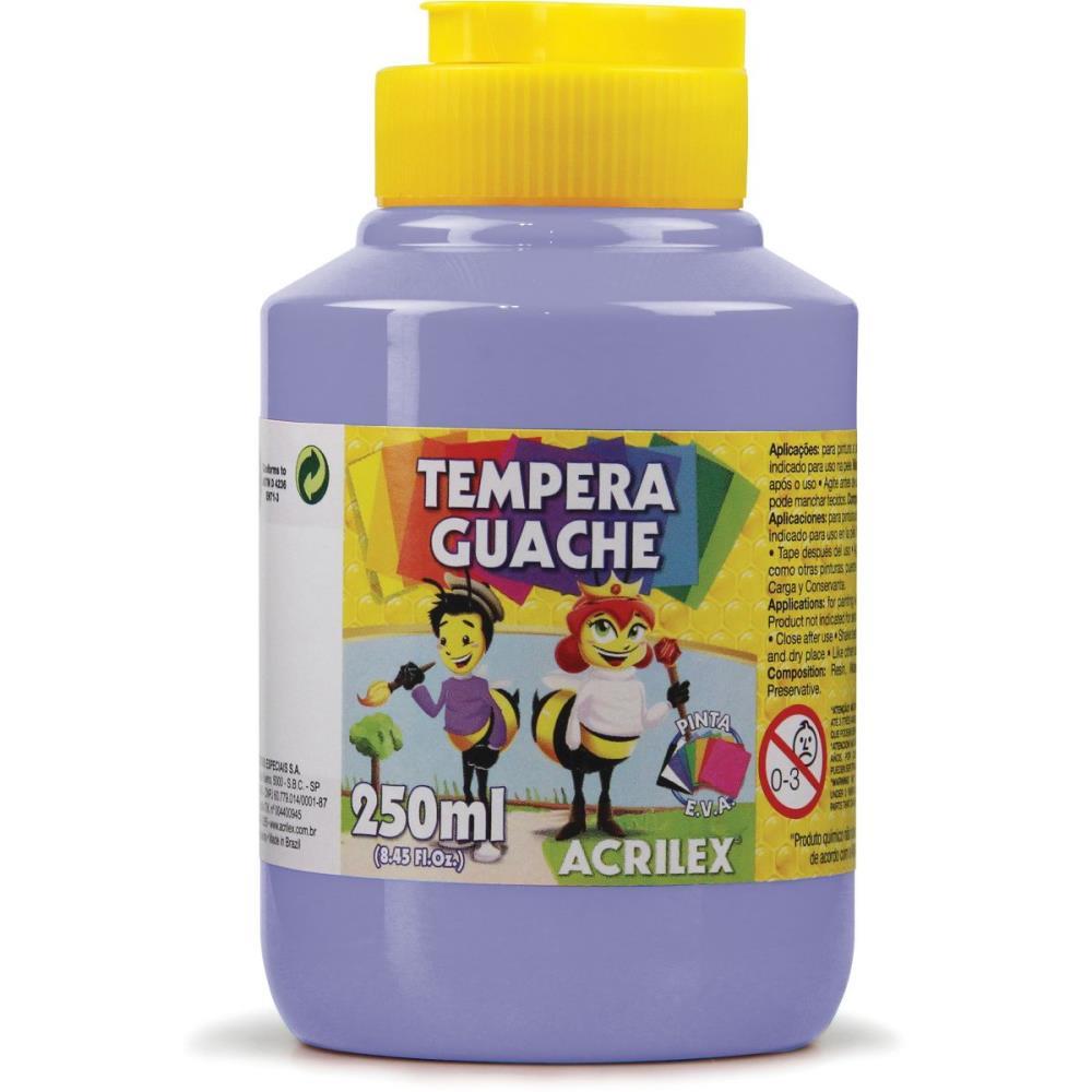 TINTA GUACHE 250ML LILAS ACRILEX PCT.C/03