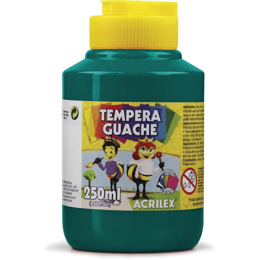 TINTA GUACHE 250ML VERDE BANDEIRA ACRILEX PCT.C/03