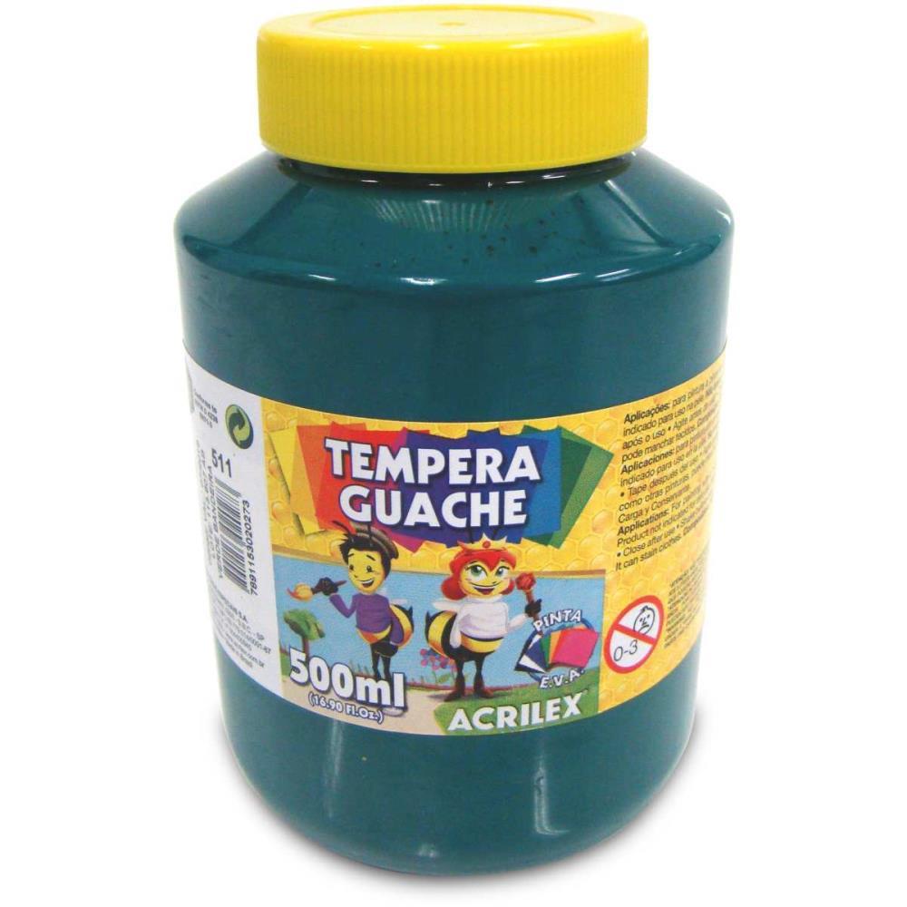 TINTA GUACHE 500ML VERDE BANDEIRA ACRILEX CX.C/06