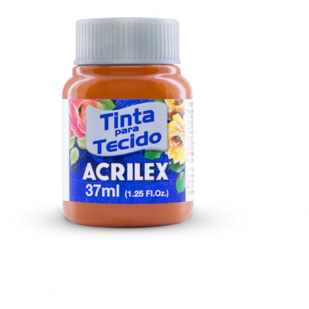 TINTA PARA TECIDO FOSCA 37ML CARAMELO ACRILEX DUZIA