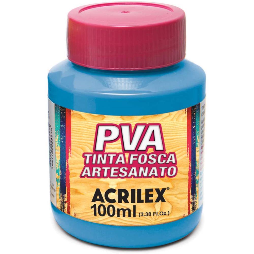 TINTA PVA 100ML. AZUL CELESTE ACRILEX PCT.C/06
