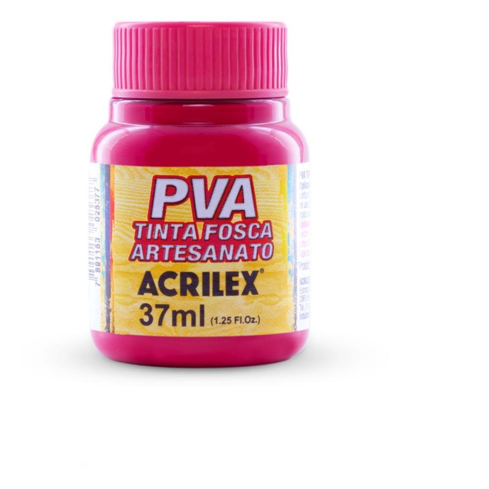 TINTA PVA 37ML. ROSA ESCURO ACRILEX CX.C/12