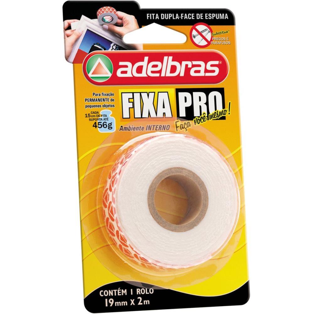FITA DUPLA FACE FIXA PRO ESPUMA 19MMX2M ADELBRAS UNIDADE