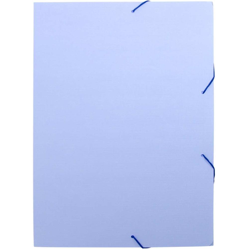PASTA ABA ELASTICA PLASTICA OFICIO SERENA AZUL PASTEL DELLO PCT.C/10