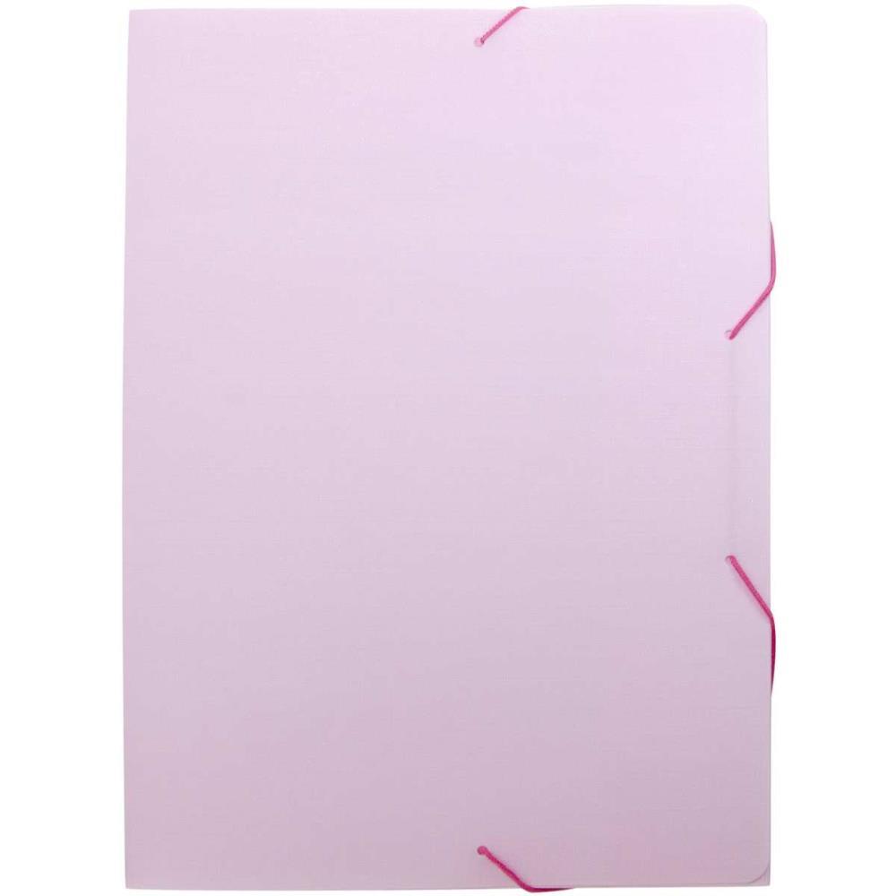 PASTA ABA ELASTICA PLASTICA OFICIO SERENA ROSA PASTEL DELLO PCT.C/10
