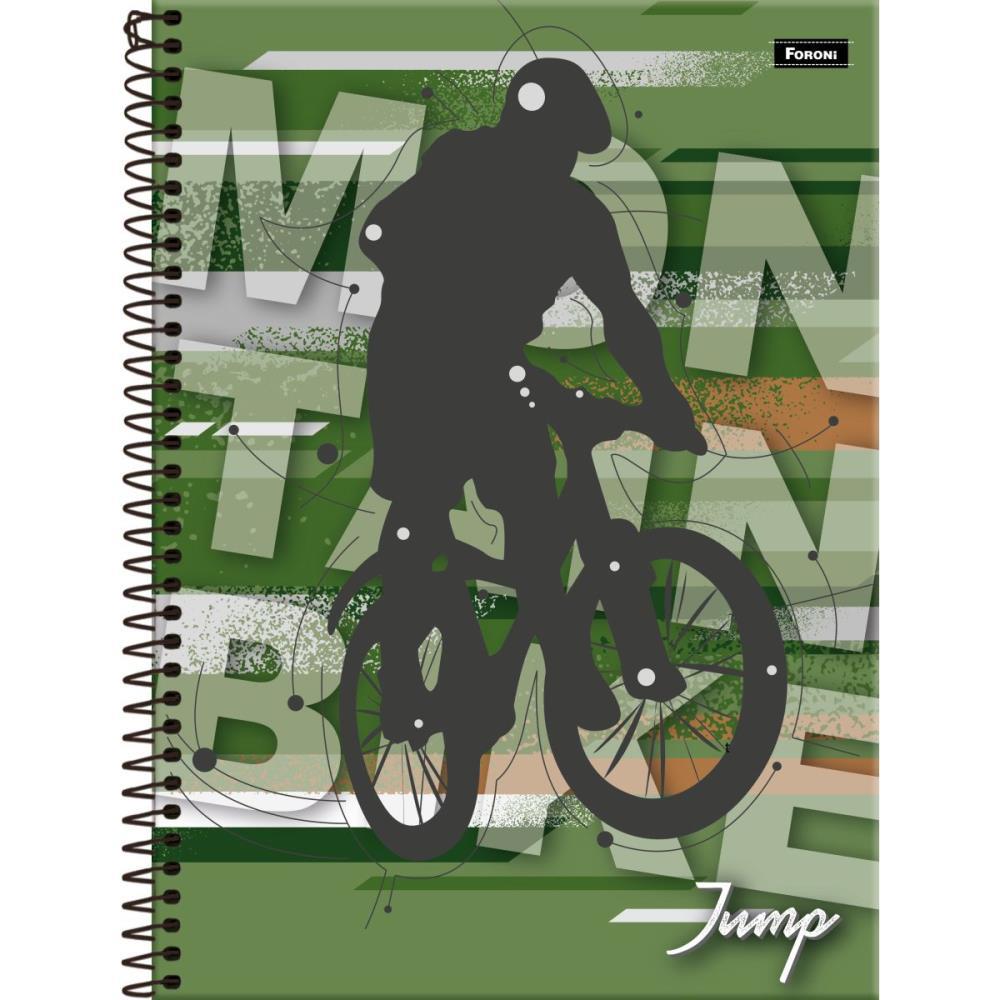 CADERNO 15X1 CAPA DURA JUMP 300 FOLHAS FORONI PCT.C/02